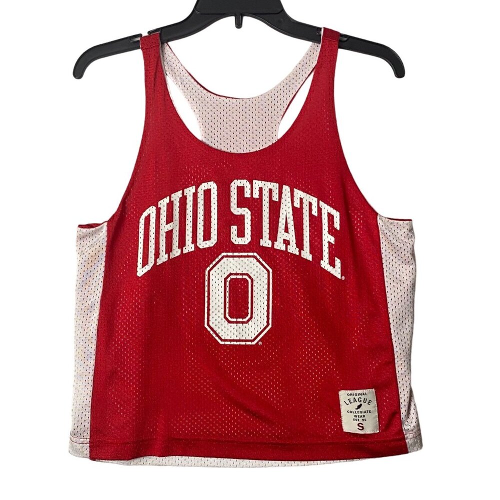 The Ohio State Buckeyes College Reversible Jersey Tank Top Women Size Small‎